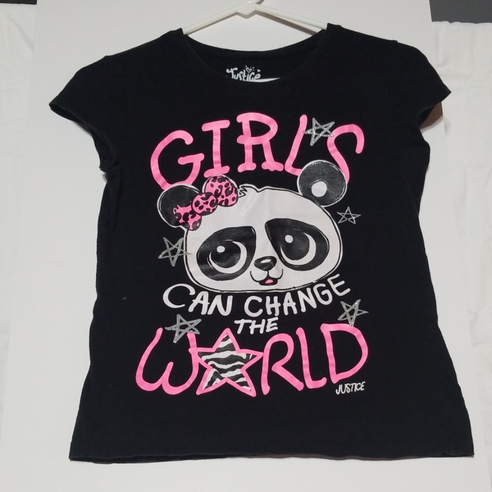 Justice Girls Baby Tee size 14